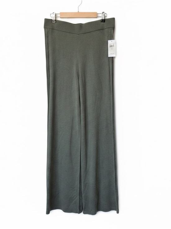Splendid Pants - Splendid Olive Knit Wide Leg Pants